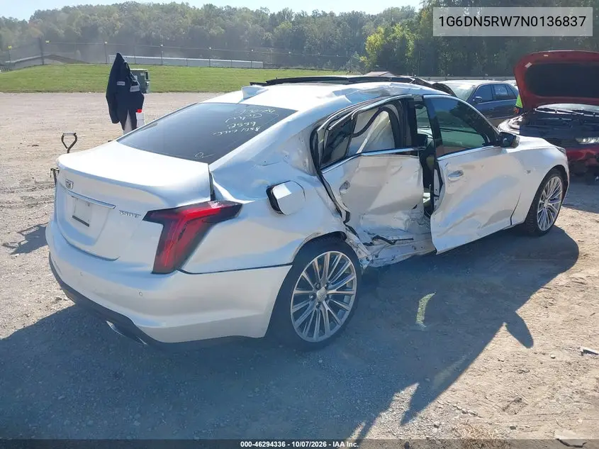 2022 CADILLAC CT5 VIN 1G6DN5RW7N0136837 — фото 4