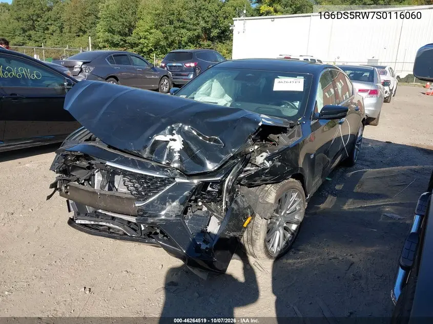 2025 CADILLAC CT5 VIN 1G6DS5RW7S0116060 — фото 2