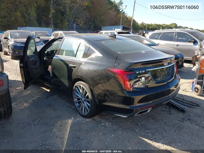 2025 CADILLAC CT5 VIN 1G6DS5RW7S0116060 — фото 3
