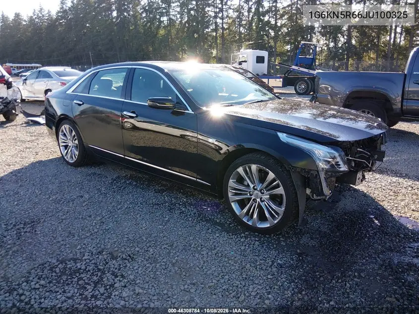 CADILLAC CT6 2018, VIN 1G6KN5R66JU100325