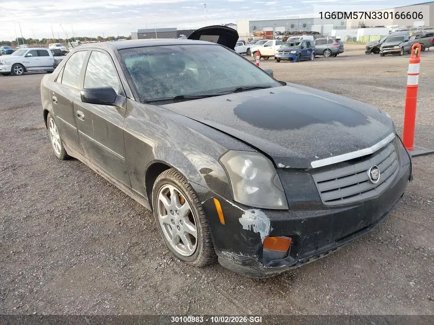 CADILLAC CTS 2003, VIN 1G6DM57N330166606