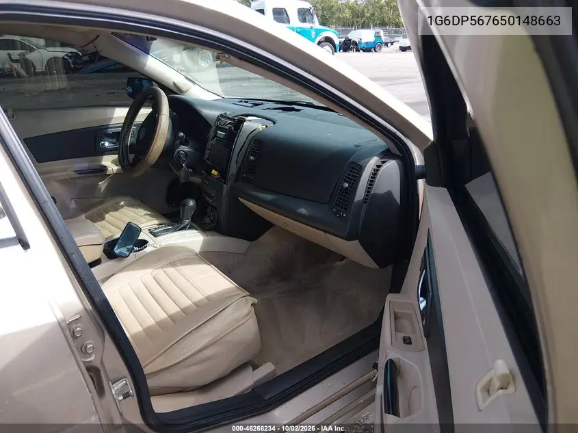 2005 CADILLAC CTS VIN 1G6DP567650148663 — фото 5