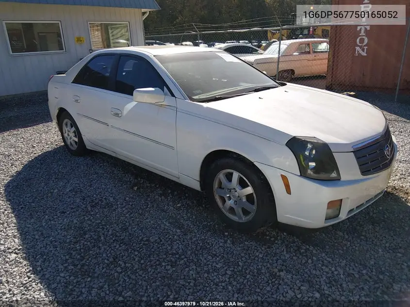 CADILLAC CTS 2005, VIN 1G6DP567750165052