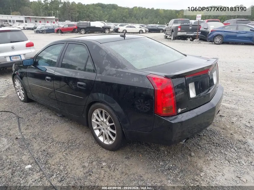 2006 CADILLAC CTS VIN 1G6DP577X60183190 — фото 3