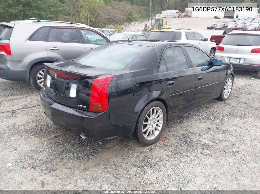 2006 CADILLAC CTS VIN 1G6DP577X60183190 — фото 4
