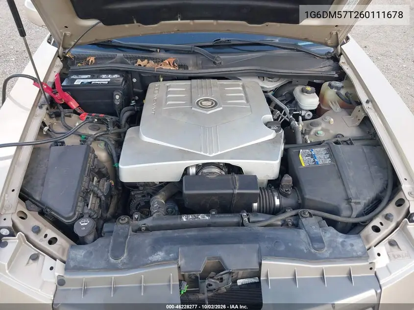 2006 CADILLAC CTS VIN 1G6DM57T260111678 — фото 10