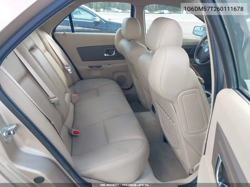 2006 CADILLAC CTS VIN 1G6DM57T260111678 — фото 8