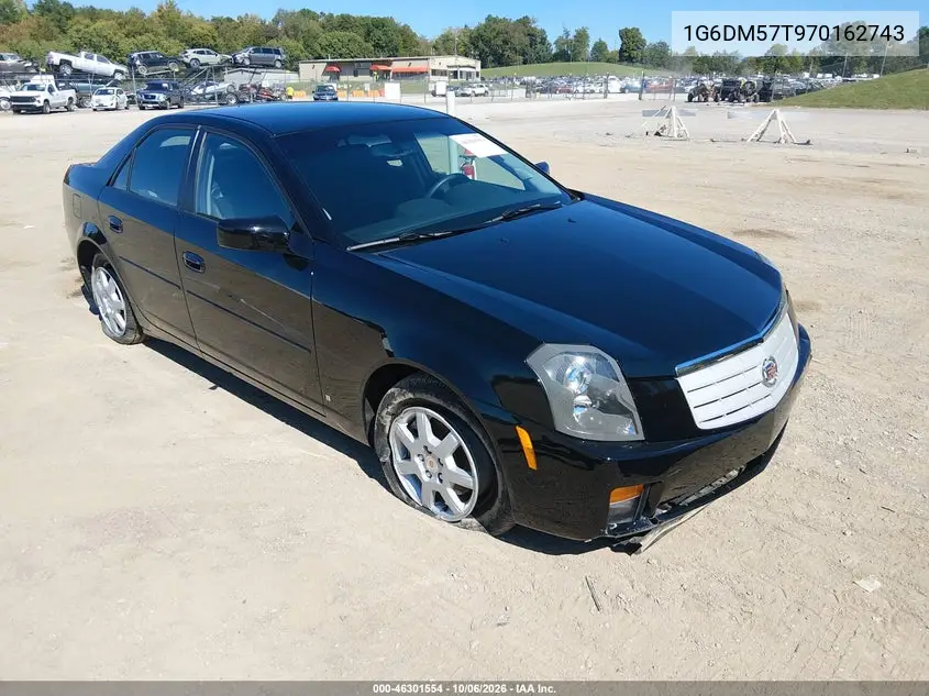 CADILLAC CTS 2007, VIN 1G6DM57T970162743