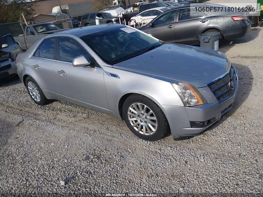 CADILLAC CTS 2008, VIN 1G6DF577180166266