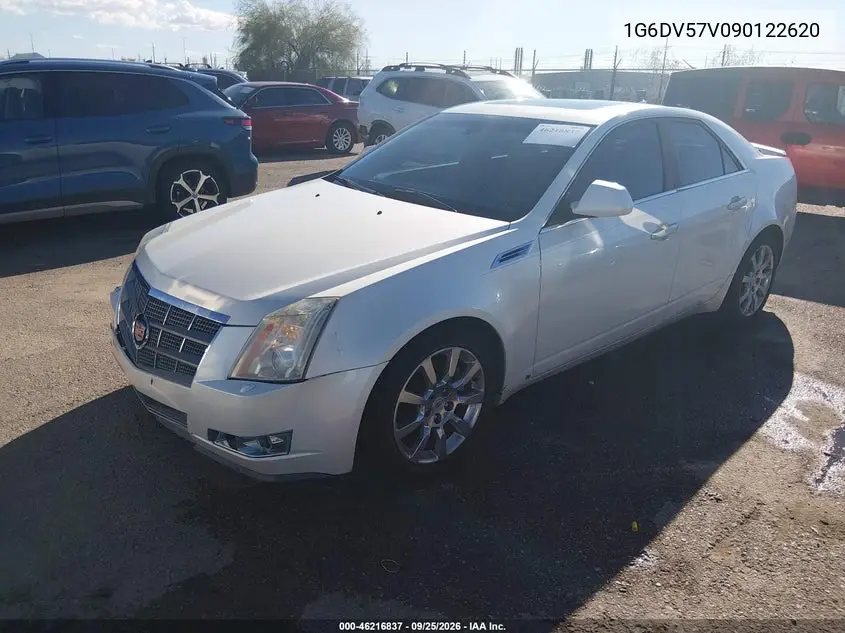 2009 CADILLAC CTS VIN 1G6DV57V090122620 — фото 2