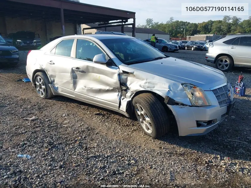 CADILLAC CTS 2009, VIN 1G6DG577190114165