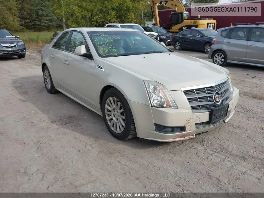 CADILLAC CTS 2010, VIN 1G6DG5EGXA0111790