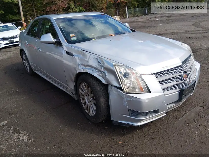 CADILLAC CTS 2010, VIN 1G6DC5EGXA0113938