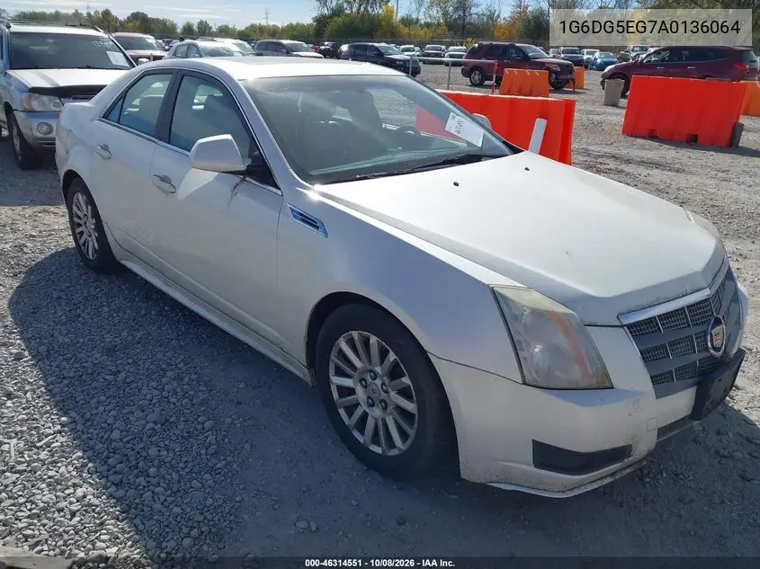 CADILLAC CTS 2010, VIN 1G6DG5EG7A0136064