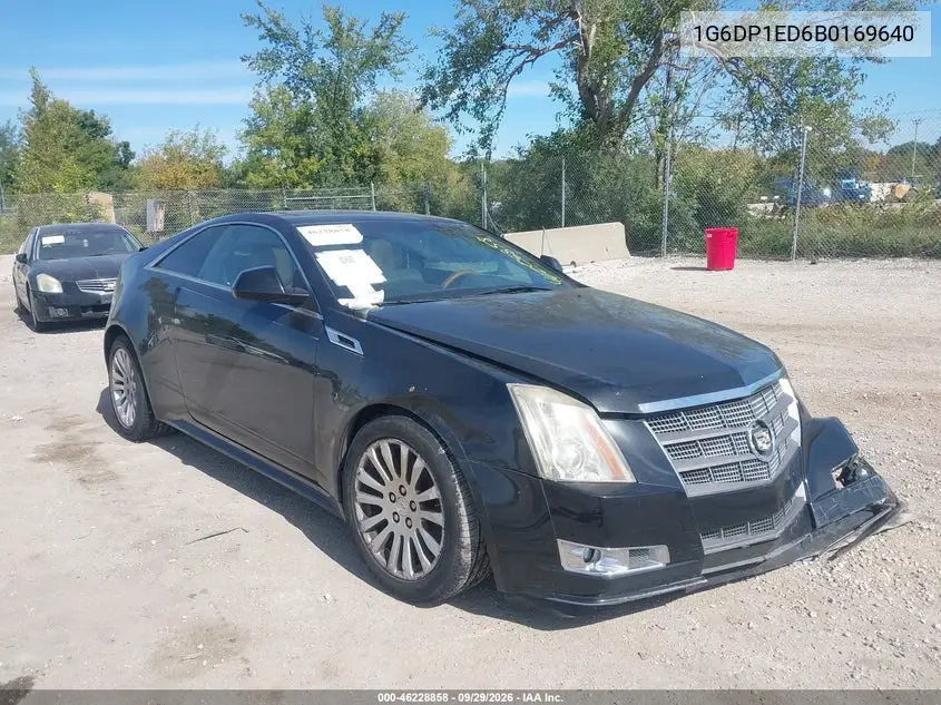 CADILLAC CTS 2011, VIN 1G6DP1ED6B0169640