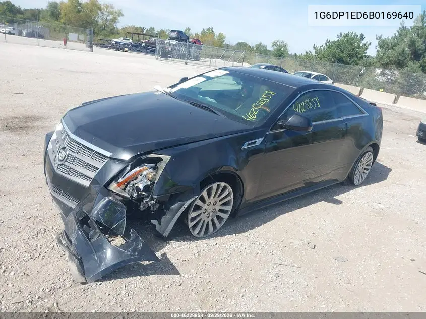 2011 CADILLAC CTS VIN 1G6DP1ED6B0169640 — фото 2