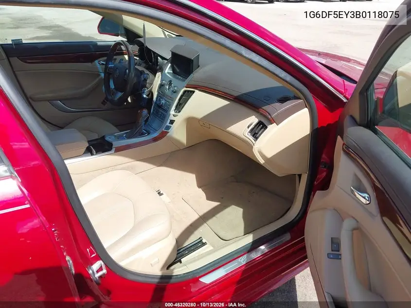 2011 CADILLAC CTS VIN 1G6DF5EY3B0118075 — фото 5
