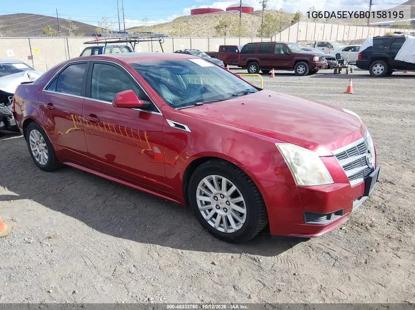 CADILLAC CTS 2011, VIN 1G6DA5EY6B0158195