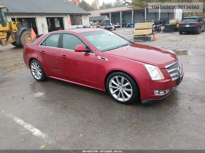 CADILLAC CTS 2011, VIN 1G6DS5ED0B0136560