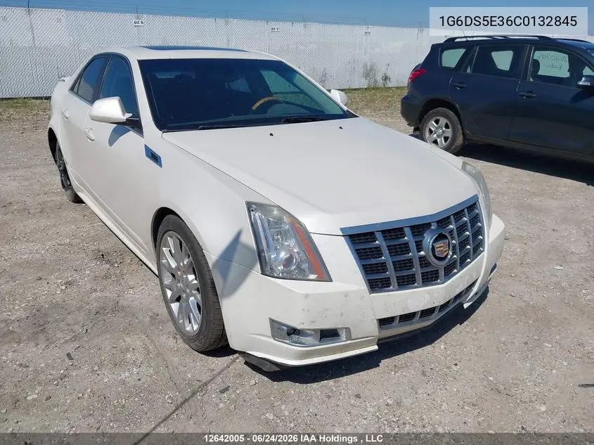 CADILLAC CTS 2012, VIN 1G6DS5E36C0132845