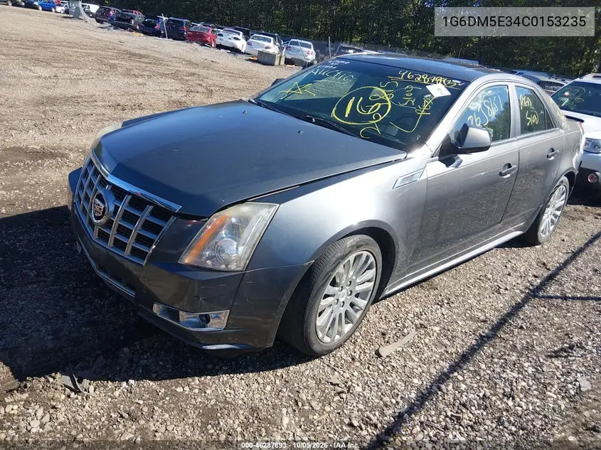 2012 CADILLAC CTS VIN 1G6DM5E34C0153235 — фото 2