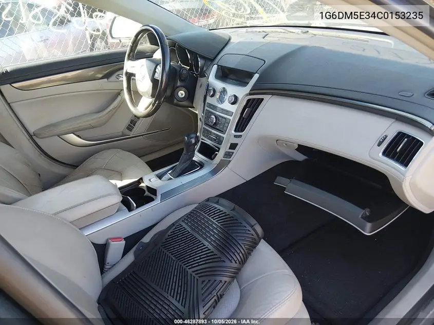 2012 CADILLAC CTS VIN 1G6DM5E34C0153235 — фото 5