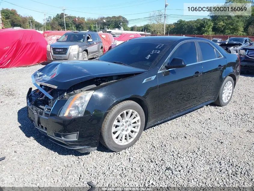 2012 CADILLAC CTS VIN 1G6DC5E50C0156069 — фото 2