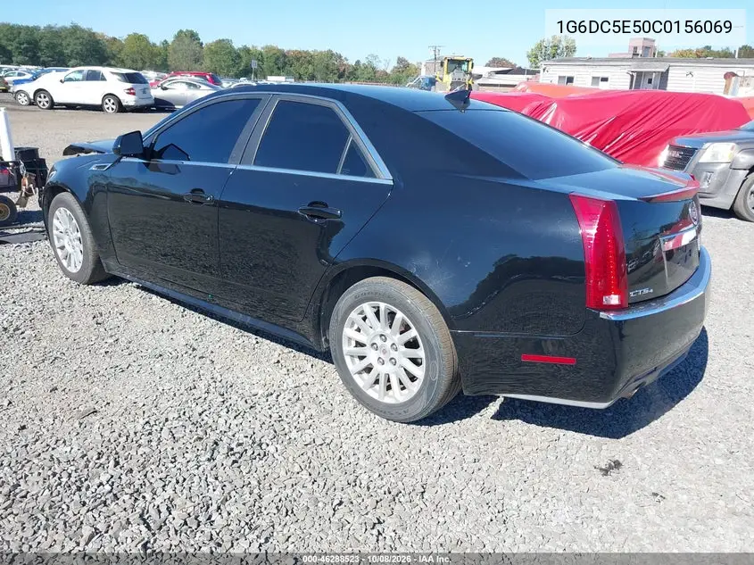 2012 CADILLAC CTS VIN 1G6DC5E50C0156069 — фото 3