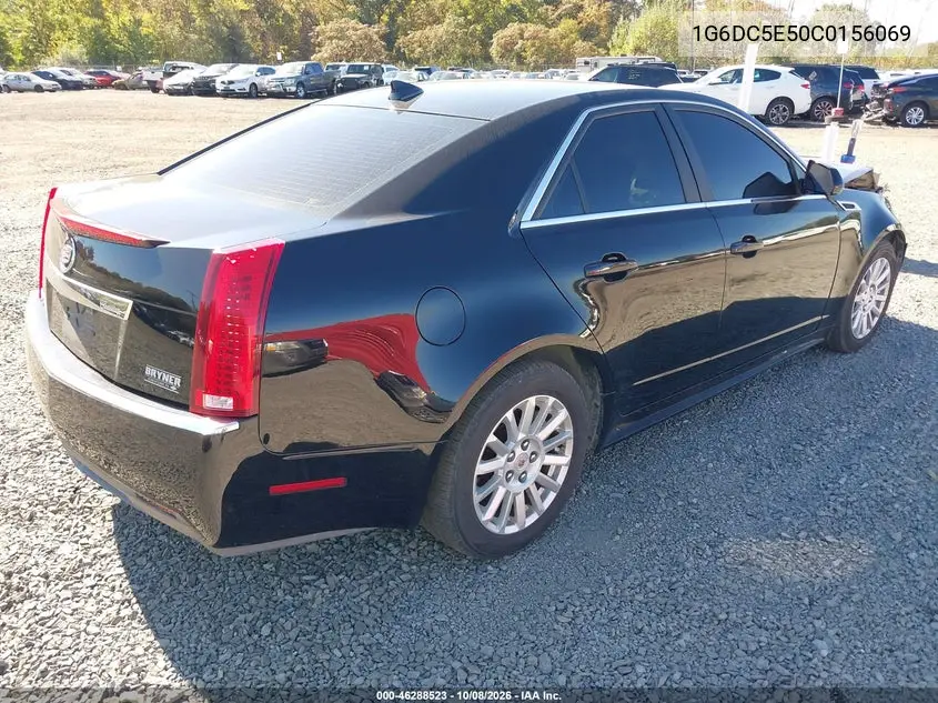 2012 CADILLAC CTS VIN 1G6DC5E50C0156069 — фото 4