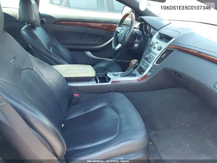 2012 CADILLAC CTS VIN 1G6DS1E35C0107346 — фото 5
