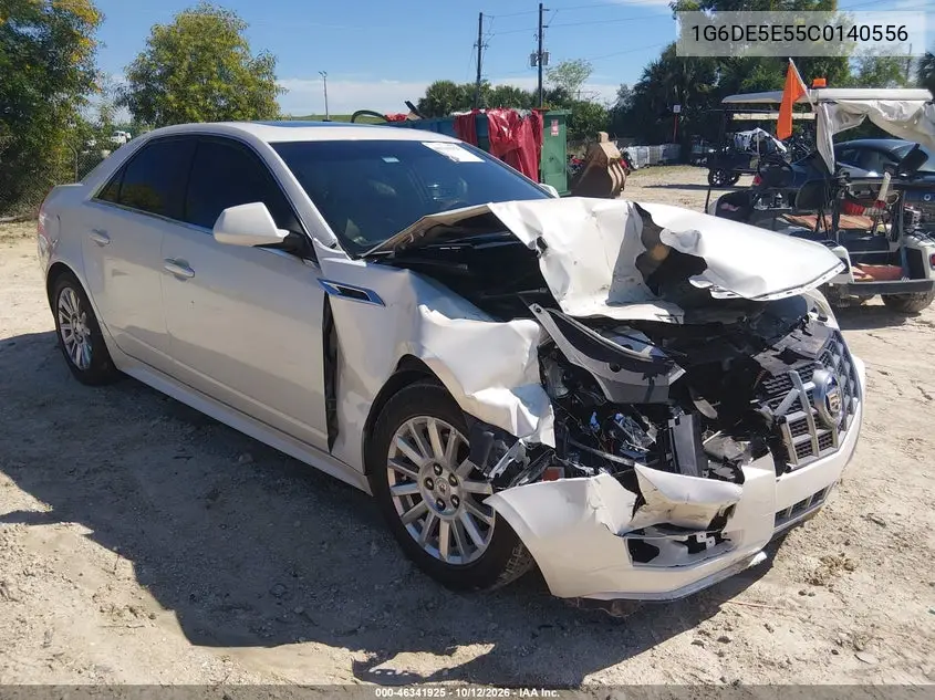 CADILLAC CTS 2012, VIN 1G6DE5E55C0140556