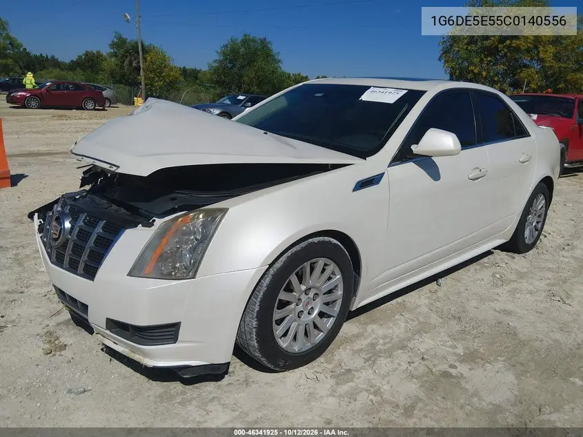 2012 CADILLAC CTS VIN 1G6DE5E55C0140556 — фото 2