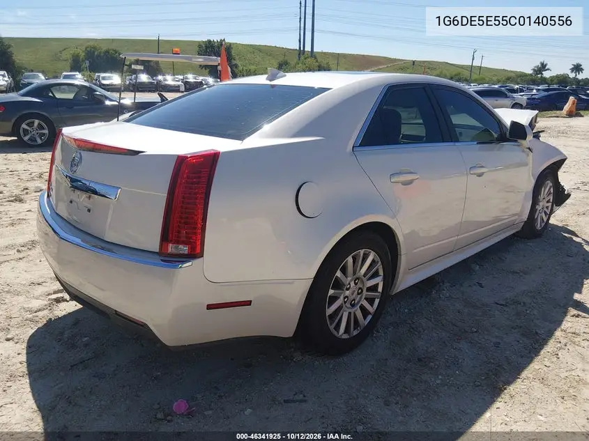 2012 CADILLAC CTS VIN 1G6DE5E55C0140556 — фото 4