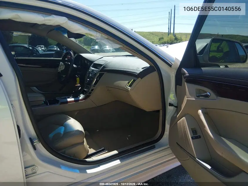 2012 CADILLAC CTS VIN 1G6DE5E55C0140556 — фото 5