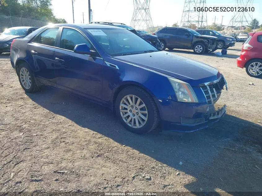 CADILLAC CTS 2012, VIN 1G6DC5E52C0123610