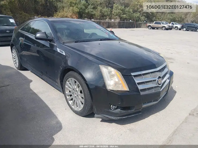 CADILLAC CTS 2014, VIN 1G6DG1E32E0127476