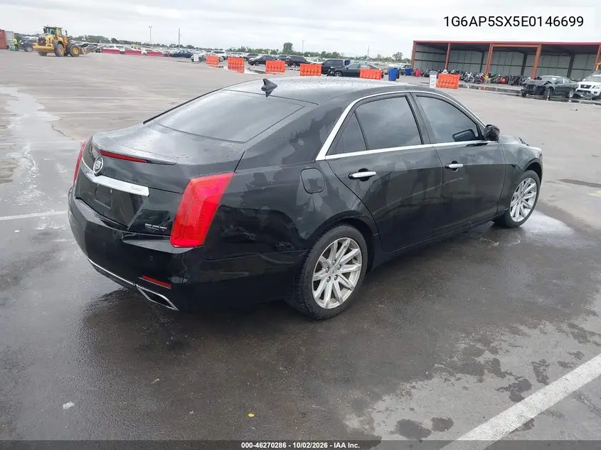 2014 CADILLAC CTS VIN 1G6AP5SX5E0146699 — фото 4
