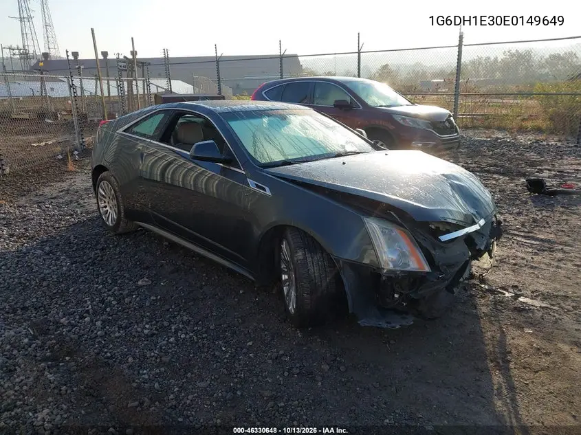 CADILLAC CTS 2014, VIN 1G6DH1E30E0149649