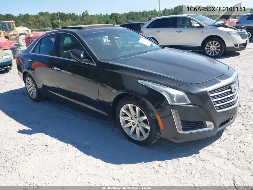 CADILLAC CTS 2015, VIN 1G6AR5SX4F0108151