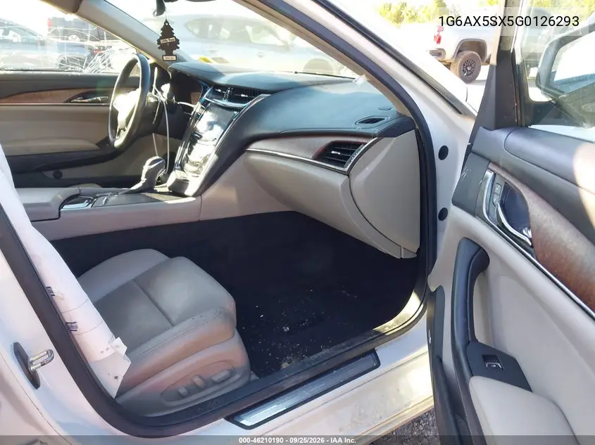 2016 CADILLAC CTS VIN 1G6AX5SX5G0126293 — фото 5