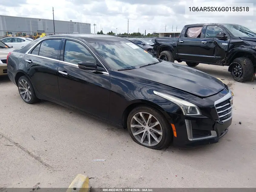 CADILLAC CTS 2016, VIN 1G6AR5SX6G0158518