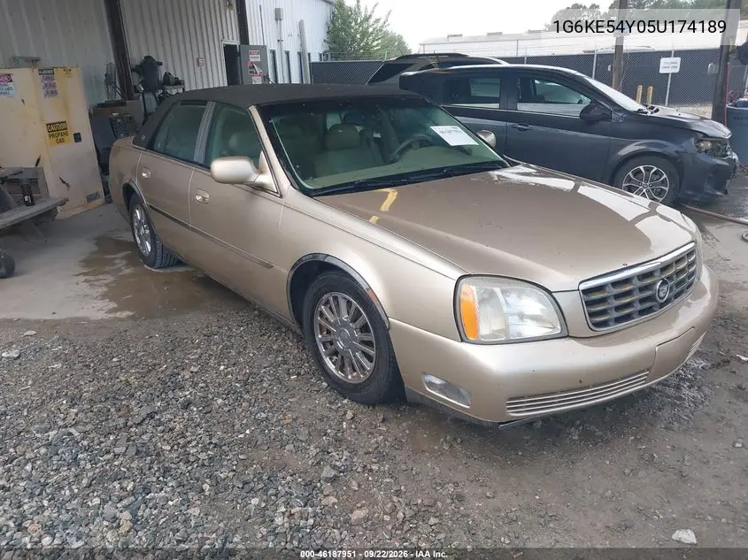 CADILLAC DE VILLE 2005, VIN 1G6KE54Y05U174189