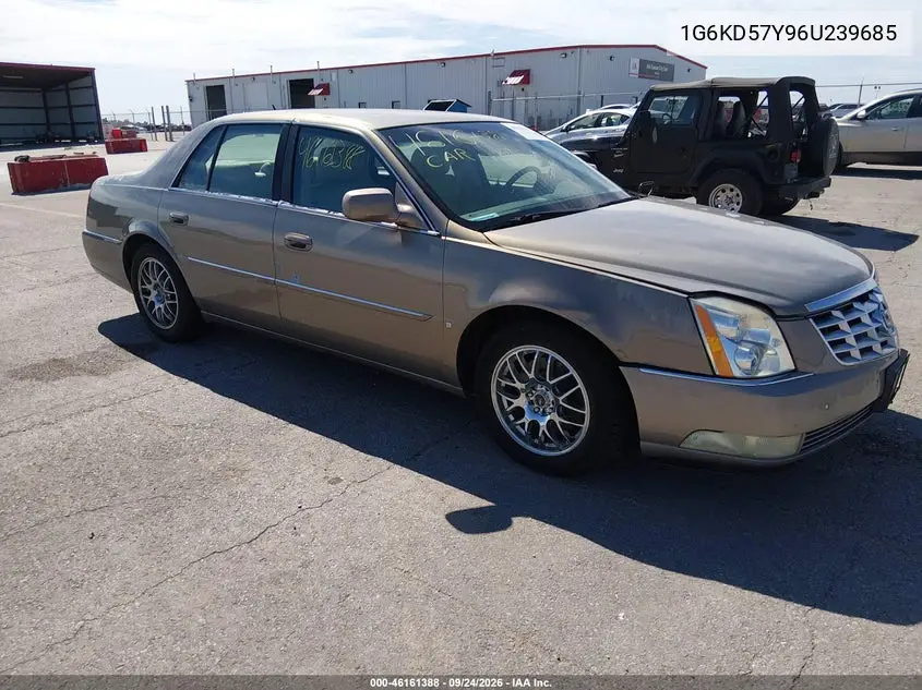 CADILLAC DTS 2006, VIN 1G6KD57Y96U239685