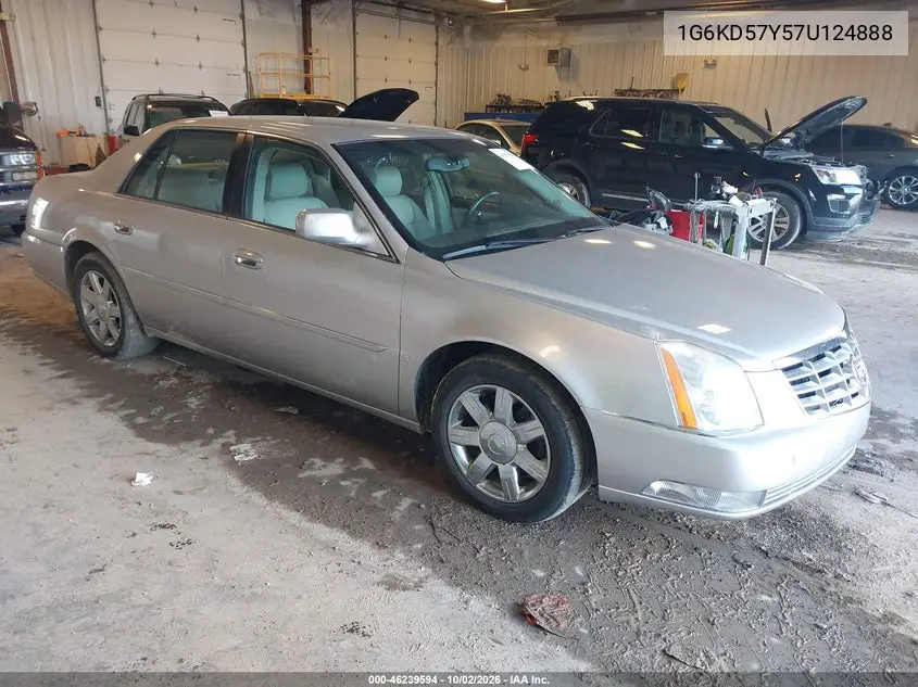 CADILLAC DTS 2007, VIN 1G6KD57Y57U124888