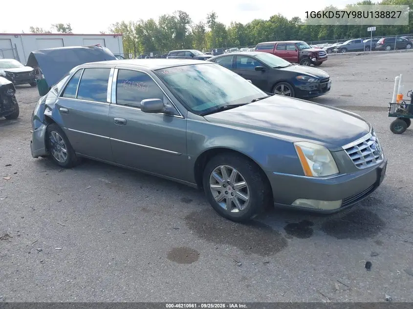 CADILLAC DTS 2008, VIN 1G6KD57Y98U138827