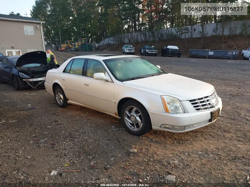 CADILLAC DTS 2008, VIN 1G6KD57Y98U116827