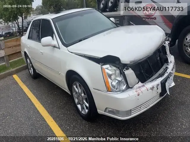 CADILLAC DTS 2010, VIN 1G6KD5EY4AU117733