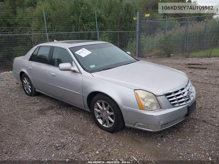 CADILLAC DTS 2010, VIN 1G6KD5EY7AU109982