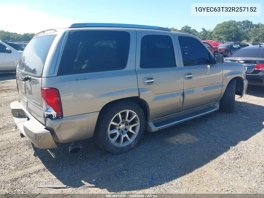 2002 CADILLAC ESCALADE VIN 1GYEC63T32R257152 — фото 4