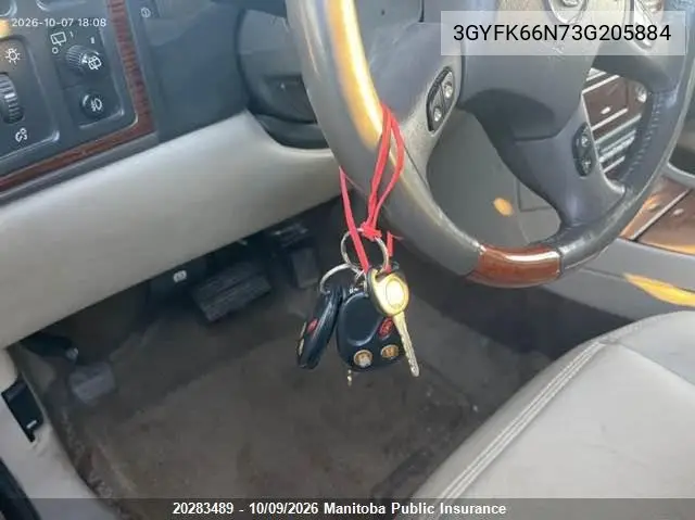 2003 CADILLAC ESCALADE VIN 3GYFK66N73G205884 — фото 4
